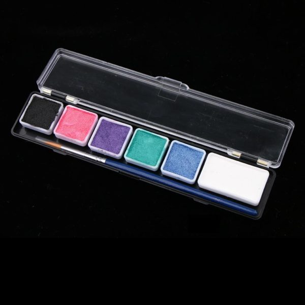 Max Non-toxic Face & Body Paint Painting Make Up Fancy Party Art Tool Kit RT005G Online