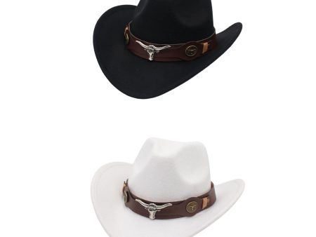 Max Casual Cowboy Hat Costume Cosplay Sun Protection Hat Summer for Hiking Fashion