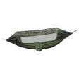 Max Portable Hammock with Mosquito Net Netting Hanging Bed Outdoor Camo Green For Sale