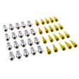 Max Aluminum Automobiles Wheel Valve Stem Caps Cone Shaped Airtight Stem Gold Fashion